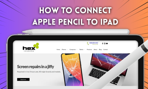 How to connect Apple Pencil to iPad